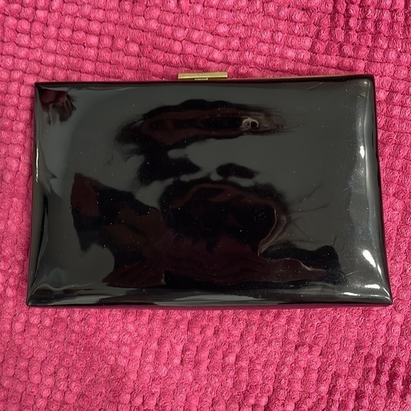 Dolce Gabbana Parfums Bag Clutch Black Vinyl - Picture 8 of 9